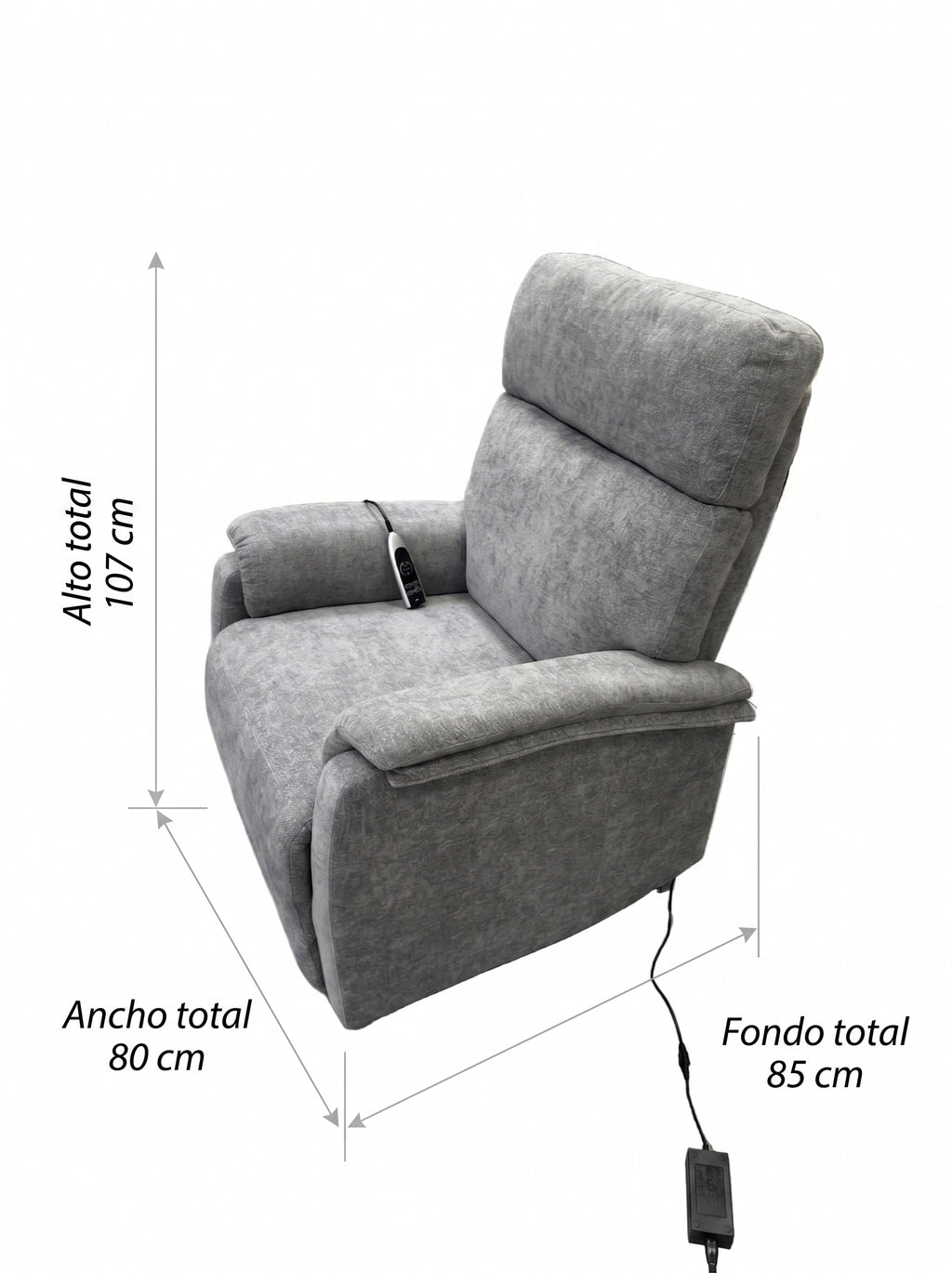 Sillón Power Lift Oslo 4 motores